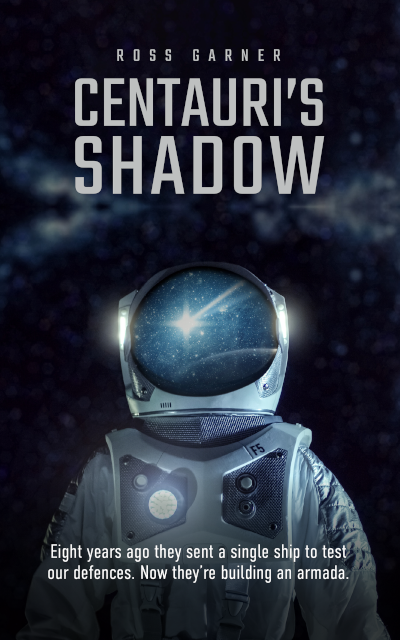 Cover of Ross Garner’s science fiction novel Centauri’s Shadow