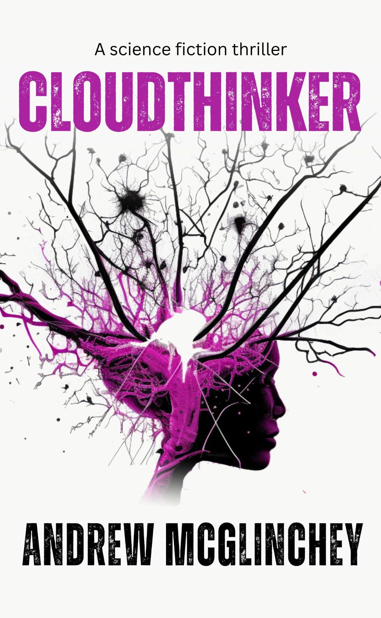 Cover of Andrew McGlinchey's science fiction novel Cloudthinker