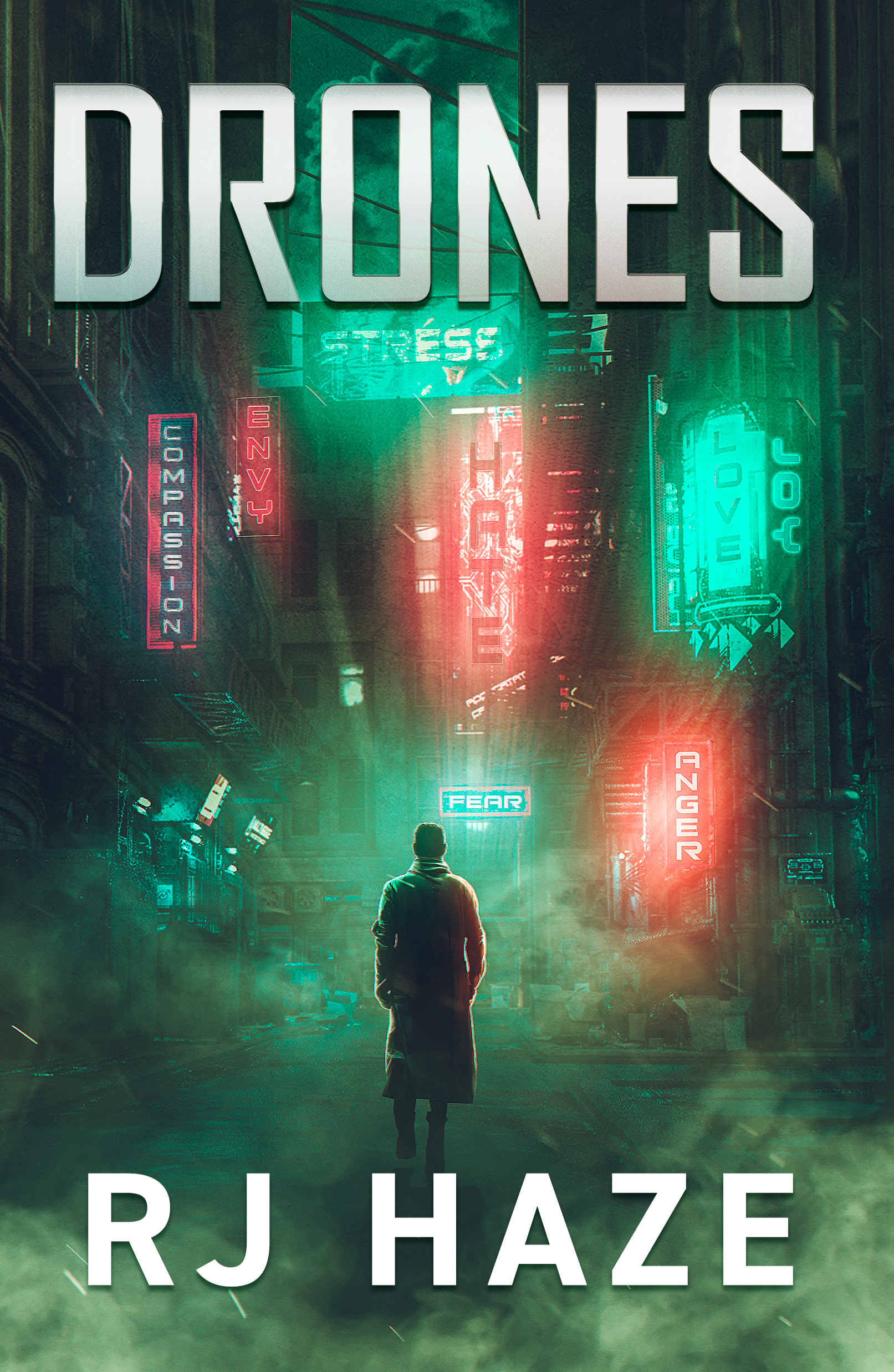 Cover of R.J. Haze's science fiction novel Drones