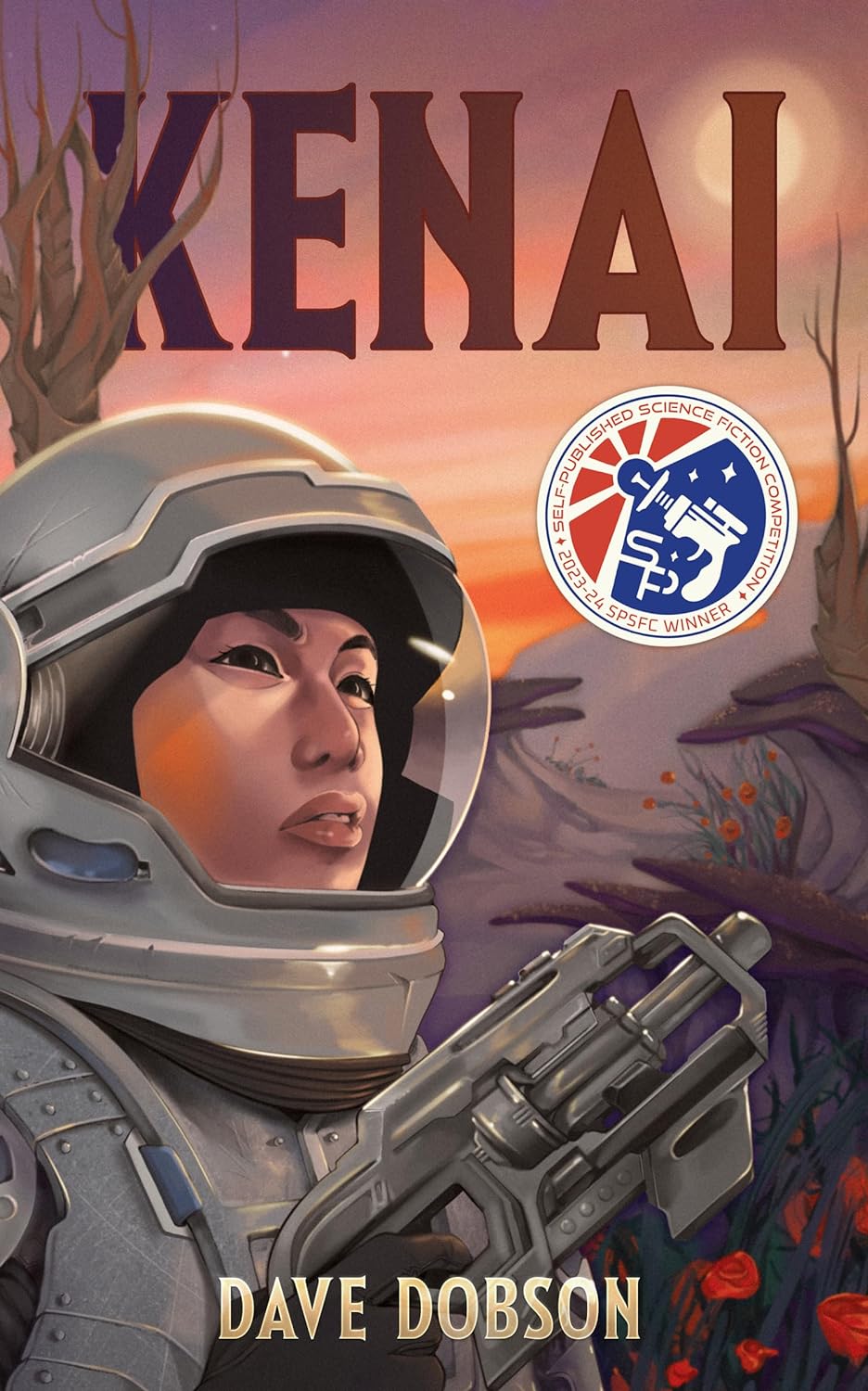 Cover of Dave Dobson's science fiction novel Kenai, winner of the third Self-Published Science Fiction Contest (SPSFC)