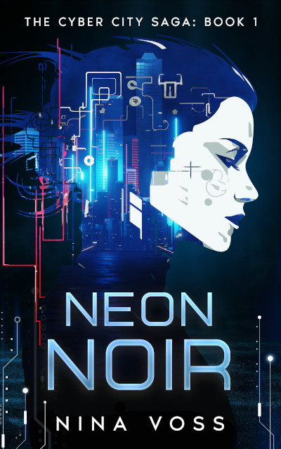 Cover of Nina Voss’ science fiction novel Neon Noir