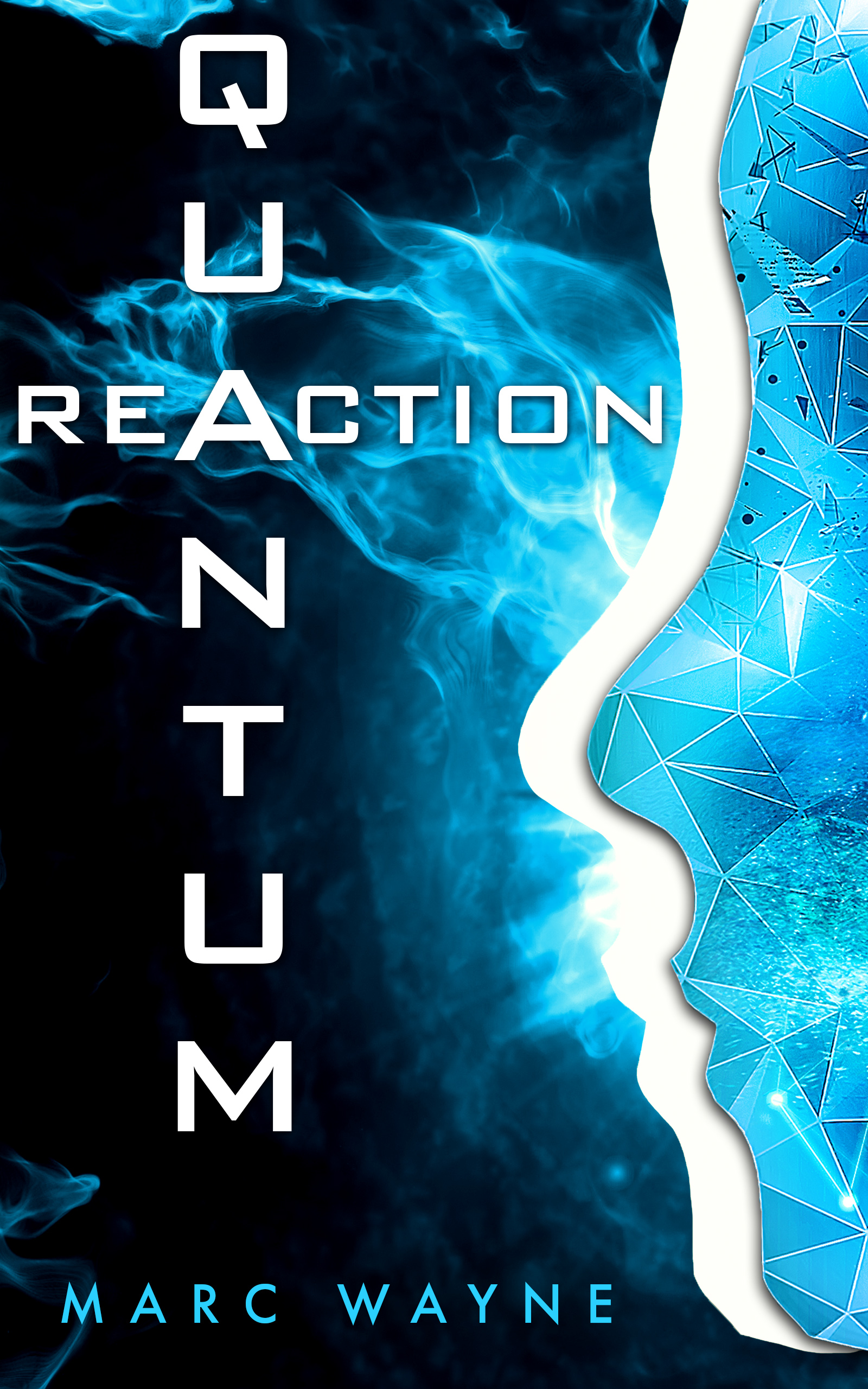 Cover of Marc Wayne's science fiction novel Quantum Reaction