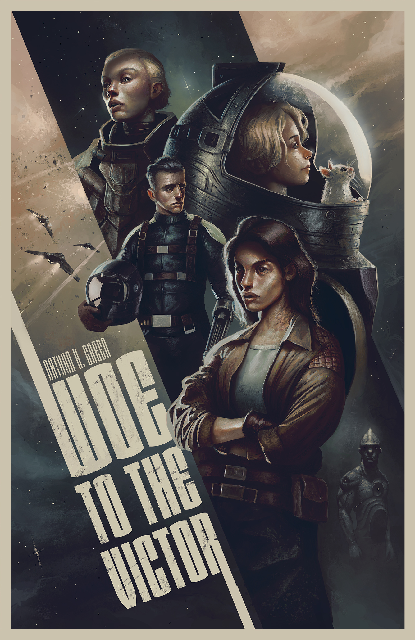 Cover of Nathan H. Green's science fiction novel Woe to the Victor